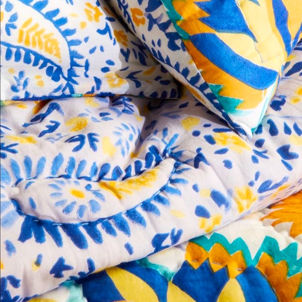 Anthropologie Elspeth King Quilt Set - Picture 4 of 7